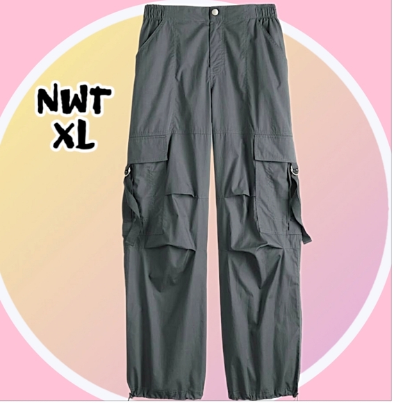 NWT Lightweight XL Cargo Pants with 6 Pockets & Buckle Strap Closures - Picture 3 of 13